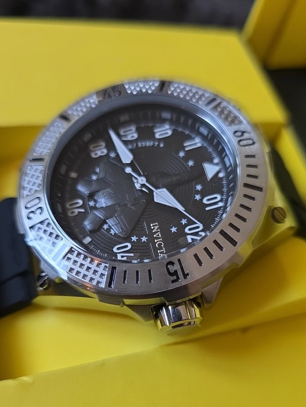 554.  Invicta Aviator Ascend Men's Watch - 50mm, Black (39888)